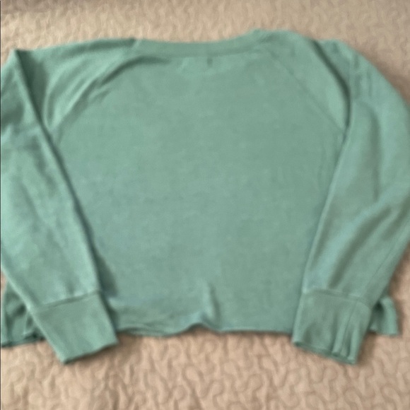 Grayson Threads Teal 'Good Vibes' Crew Neck Sweatshirt - Picture 4 of 7
